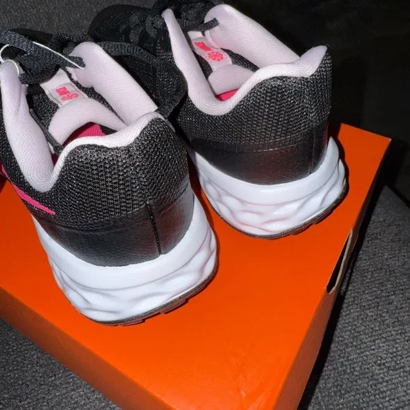 Nike Black and Pink Running Shoes
