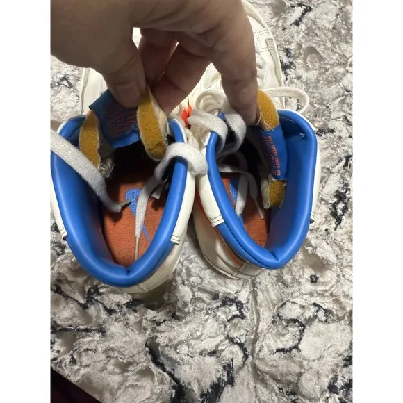 Nike Blazer '77 Mid Sail Totally Orange Shoes Women's Size 9