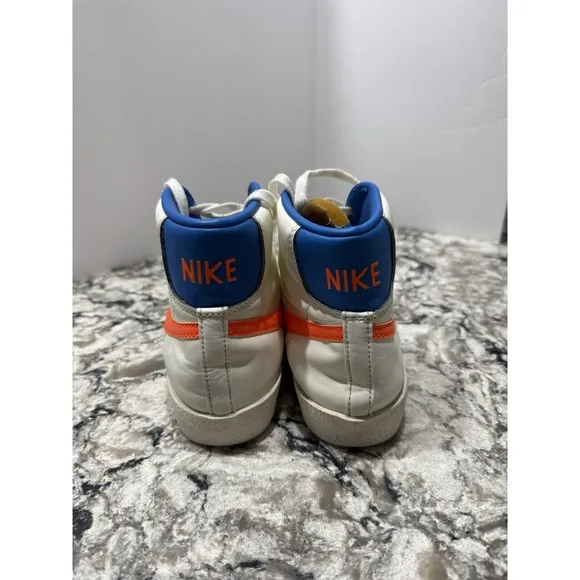 Nike Blazer '77 Mid Sail Totally Orange Shoes Women's Size 9