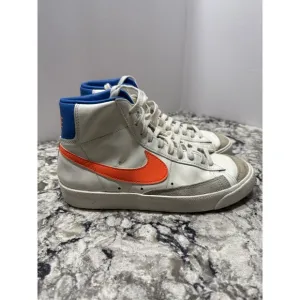 Nike Blazer '77 Mid Sail Totally Orange Shoes Women's Size 9