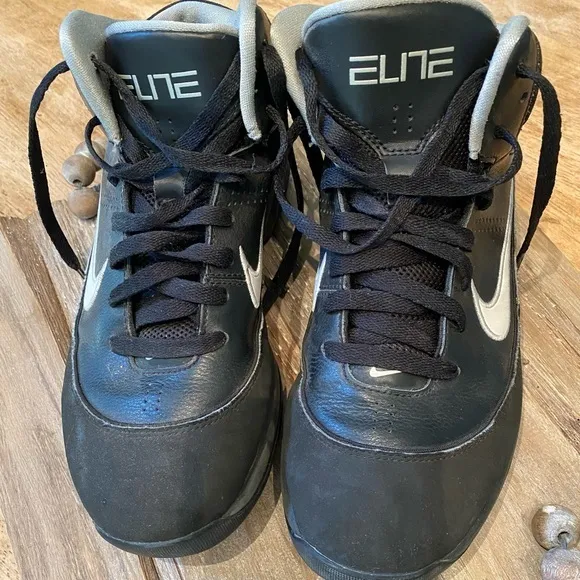 Nike Elite Air Max Black High Top‎ Men’s Size 7.5 Basketball Shoes