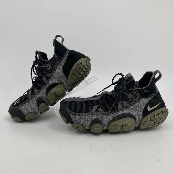 Nike Gray Black ISPA Athletic Sneakers | Size 7M/9W, Excellent Condition