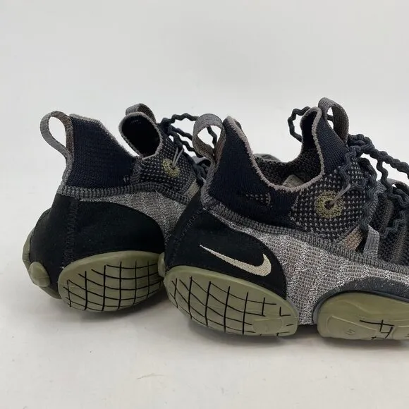 Nike Gray Black ISPA Athletic Sneakers | Size 7M/9W, Excellent Condition
