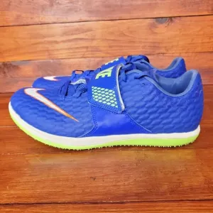 Nike High Jump Elite Track &amp; Field Jumping Spikes Men 9‎ Blue No Spikes