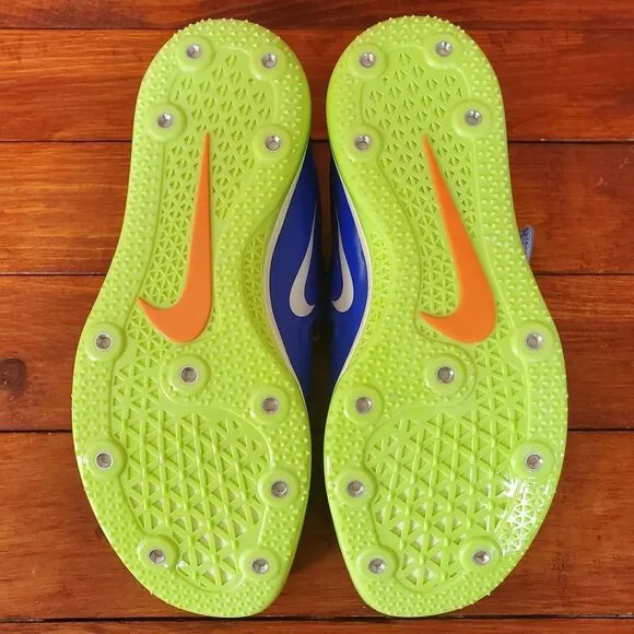 Nike High Jump Elite Track &amp; Field Jumping Spikes Men 9‎ Blue No Spikes