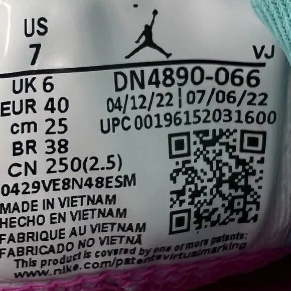 Nike Jordan Bootie Shoe System.23 3 in 1 Pink Grey Red DN4890-066 M 7 W 8.5 NEW