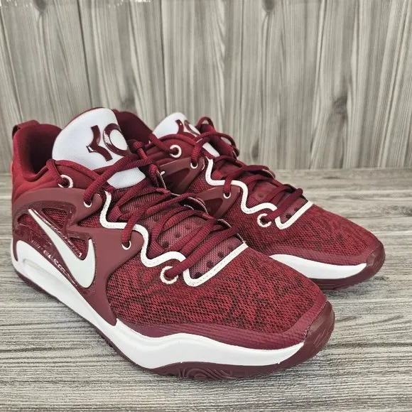 NIKE KD 15 TB Basketball Sneakers Shoes - Red/White - Men's Size 10 - NEW