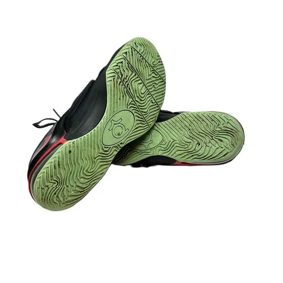Nike KD VII Good Apple Low Top Sneakers Black Red Green Size 6.5Y Boys
