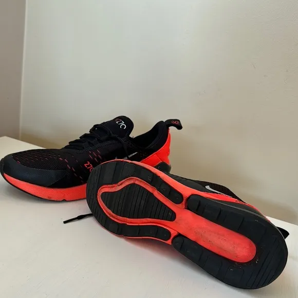 Nike Kids Air Max 270 Black and Red Shoes