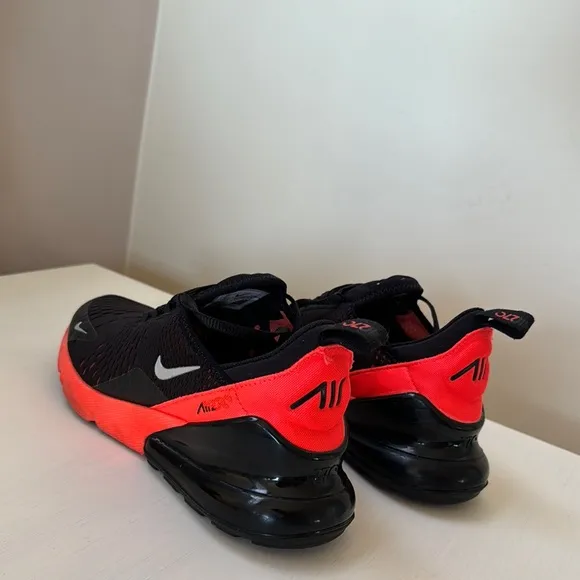 Nike Kids Air Max 270 Black and Red Shoes