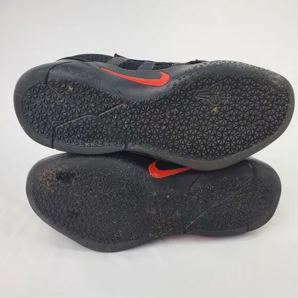 Nike Kobe Shoes A.D. NXT 360 Men's 8 Black &amp; Red 807219-418 Mamba Sneakers Rare