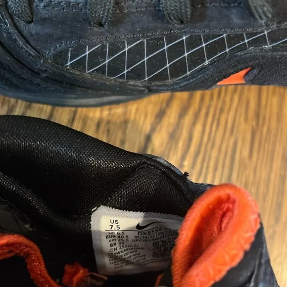 Nike Lebron 7 VII shoes Black Dx8554-001 size 7.5