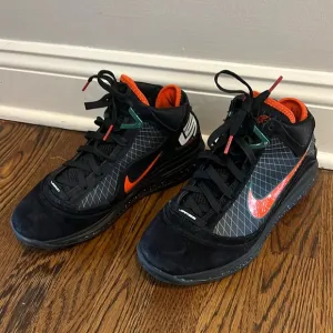 Nike Lebron 7 VII shoes Black Dx8554-001 size 7.5
