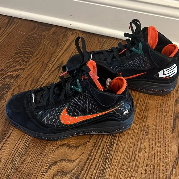 Nike Lebron 7 VII shoes Black Dx8554-001 size 7.5