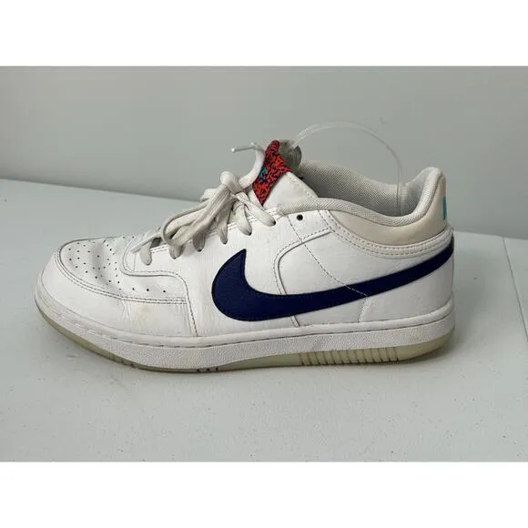 Nike Men's White Regency Blue Leather Sky Force 3/4 Shoes CT8448-100 Size 9.5
