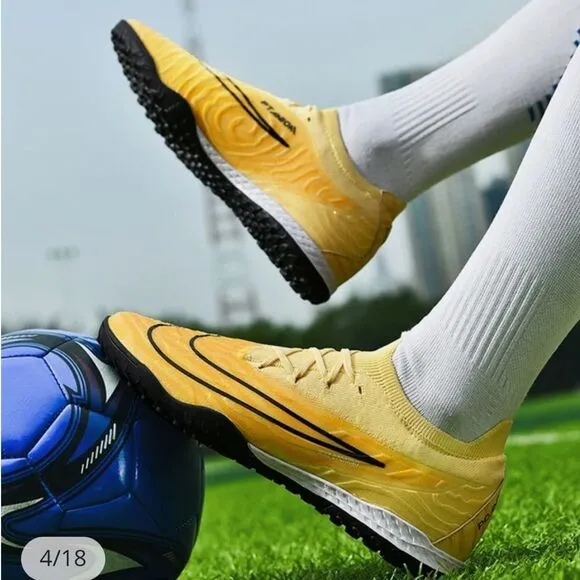 Nike Phantom GX Elite TF ArtificialTurf Soccer  MIKE GPORKNIT SZ 7 Bright Yellow