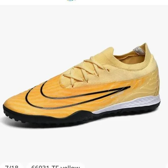 Nike Phantom GX Elite TF ArtificialTurf Soccer  MIKE GPORKNIT SZ 7 Bright Yellow