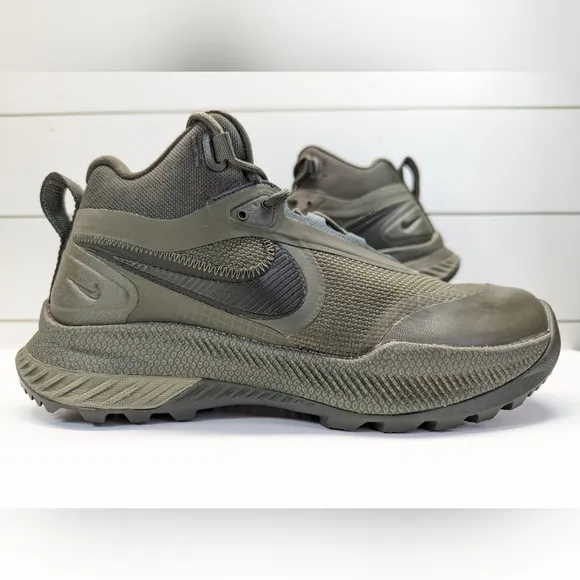 Nike React SFB Carbon Mid Cargo Khaki Elite Trail Hiking Sneakers sz Men's 10.5