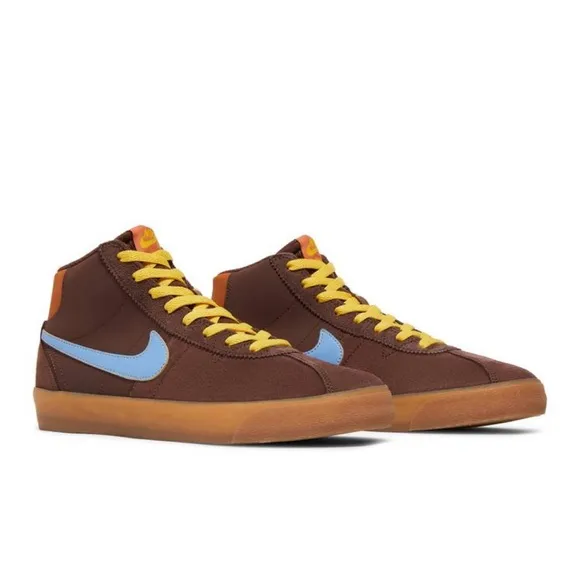 Nike SB Bruin High PremiumSkate Shoes (Womens)Light Chocolate/Light Blue