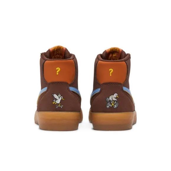 Nike SB Bruin High PremiumSkate Shoes (Womens)Light Chocolate/Light Blue