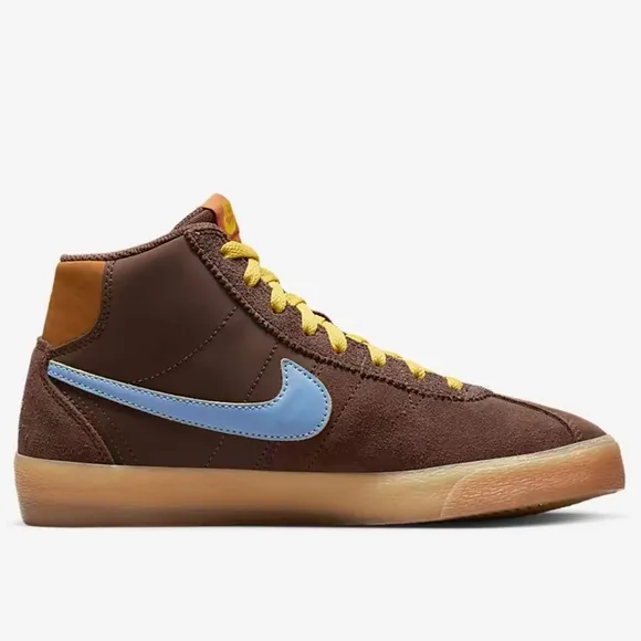 Nike SB Bruin High PremiumSkate Shoes (Womens)Light Chocolate/Light Blue