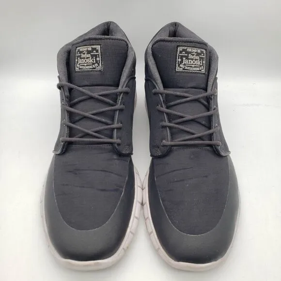 Nike SB Stefan Janoski Max Mid Mens 13 Black Anthracite Hi Boots 807507-001