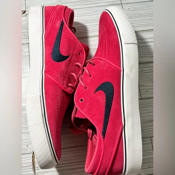 Nike SB Zoom Janoski‎ OG  skate shoe sneaker Men's Size 8 pink navy FD6757 601