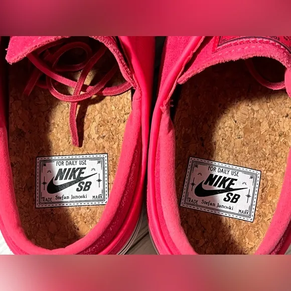 Nike SB Zoom Janoski‎ OG  skate shoe sneaker Men's Size 8 pink navy FD6757 601