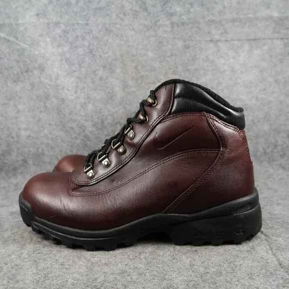 Nike Shoes Mens 9.5 ACG Ankle Boots Leather Waterproof Lace Up Brown Y2k Vintage