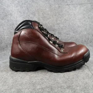 Nike Shoes Mens 9.5 ACG Ankle Boots Leather Waterproof Lace Up Brown Y2k Vintage