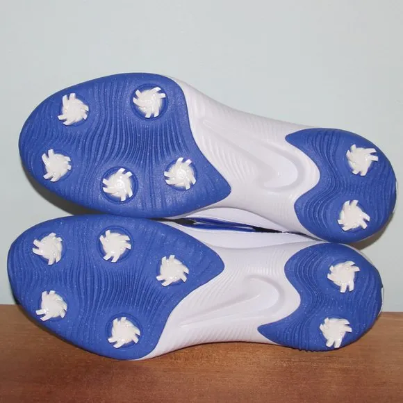 Nike Victory Pro 3 Waterproof Golf Shoes Men 13 White Hyper Royal