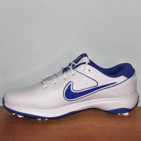 Nike Victory Pro 3 Waterproof Golf Shoes Men 13 White Hyper Royal