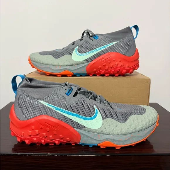 Nike Wildhorse 7 Grey Trail Hiking &amp; Running Shoes Men’s Size 12.5 CZ1856-003