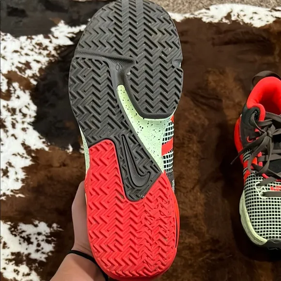 Nike Women's Shoes - Red and Gray