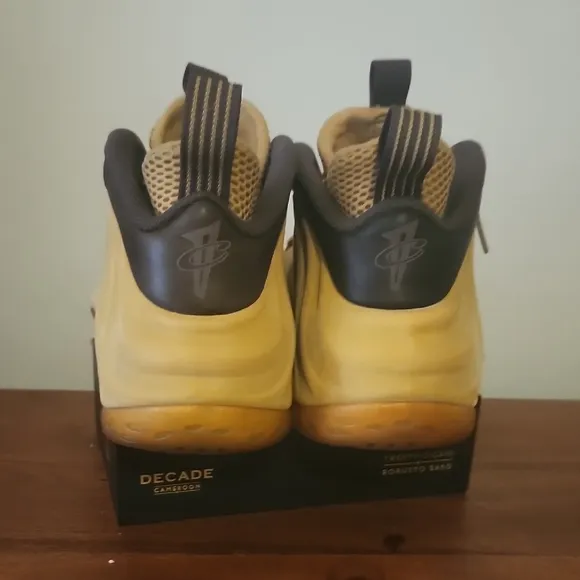 Nike Yellow and Black Athletic Shoes Molded Upper