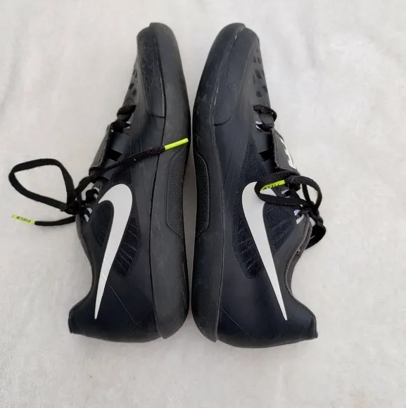 Nike Zoom SD 4 Black White Track &amp; Field Athletic Shoes Men's Size 9.5 Shot Put