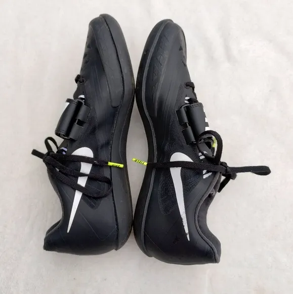 Nike Zoom SD 4 Black White Track &amp; Field Athletic Shoes Men's Size 9.5 Shot Put
