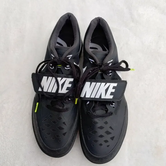 Nike Zoom SD 4 Black White Track &amp; Field Athletic Shoes Men's Size 9.5 Shot Put