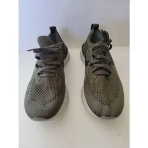 Nike Epic React Men's Gray Flyknit Lace-Up Sneaker Shoes Size 7