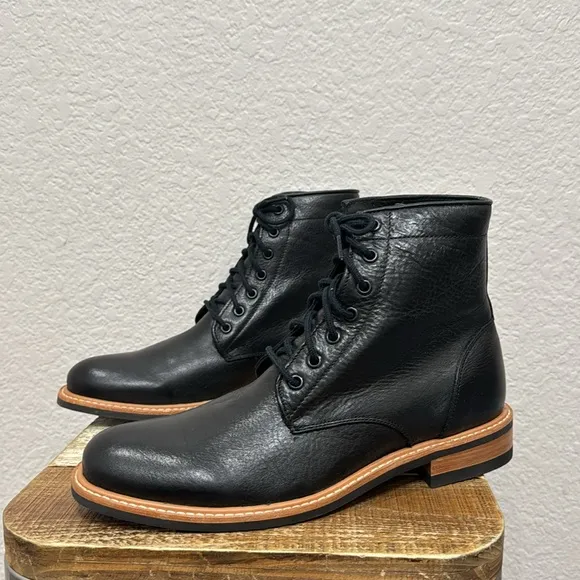 Nisolo All Weather Amalia Black Leather Boots Size 11
