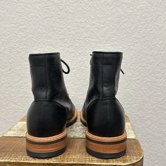 Nisolo All Weather Amalia Black Leather Boots Size 11