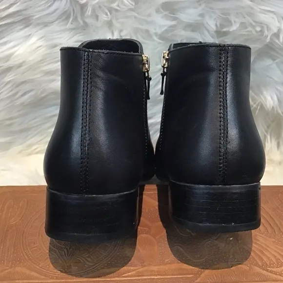 Nisolo Black Lana Leather Ankle Boot size 8.5
