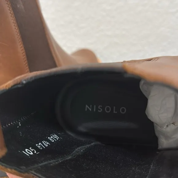Nisolo Marco All Weather Brown Leather Chelsea Boots Size 10.5
