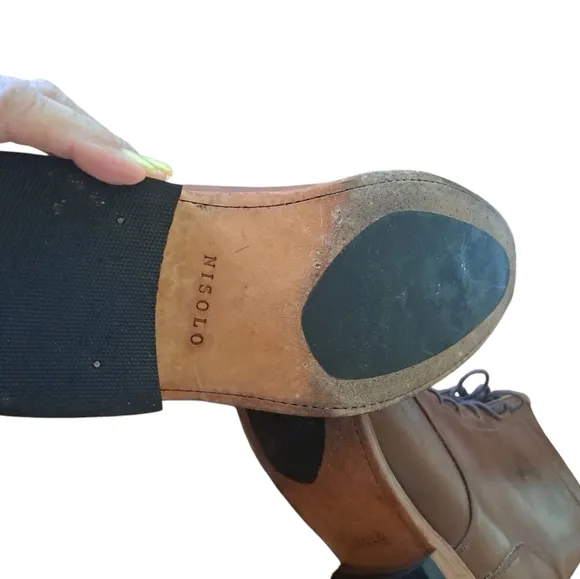 Nisolo Mens Boots 10 All Weather Andres Brown Leather