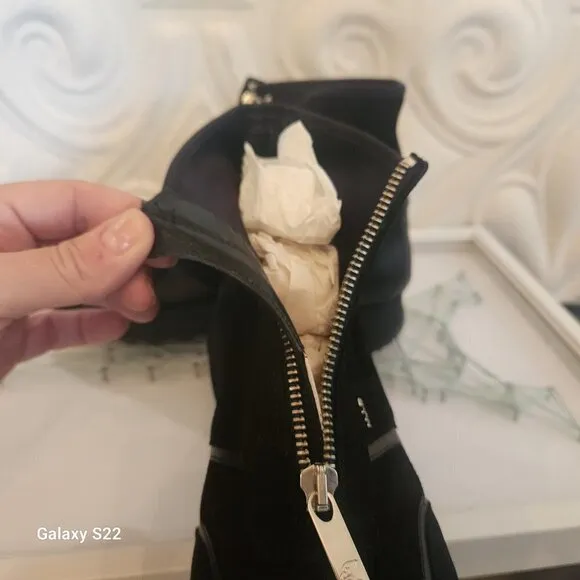 Norma J. Baker Black Above Ankle Boots. NWOT. Size EU 37/6.5 US