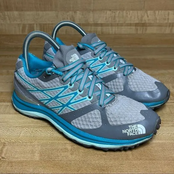 North Face Ultra TR Running Shoes Vibram hiking Athletic Sneakers Size 6 Blue