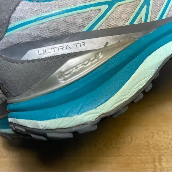 North Face Ultra TR Running Shoes Vibram hiking Athletic Sneakers Size 6 Blue