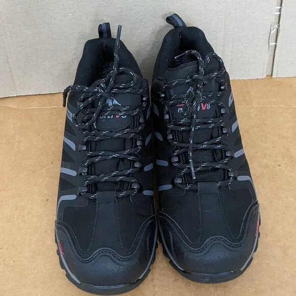 Norti V8 Mens Hiking Shoes Low Top Waterproof Trekking Trails Work Climbing Shoe