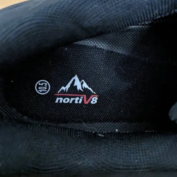 Norti V8 Mens Hiking Shoes Low Top Waterproof Trekking Trails Work Climbing Shoe