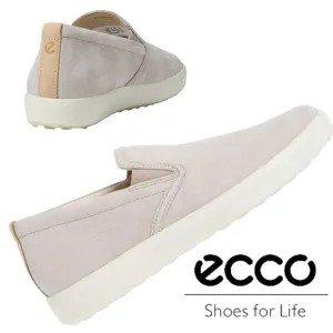 NWOB $170 ECCO Grey Rose Powder Waterproof Slip-ons.